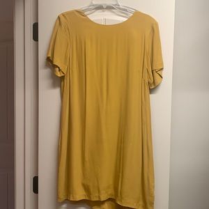 Never worn Yellow (Mustard) Shift Dress